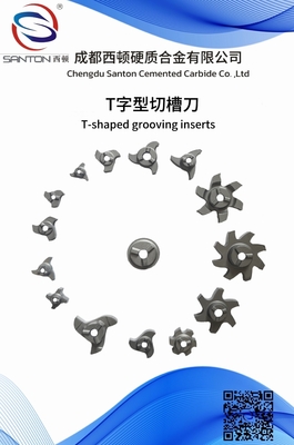 T-vormige Carbide-draaiinzetten Ervaring ongeëvenaarde draaiefficiëntie en nauwkeurige groefinzetten