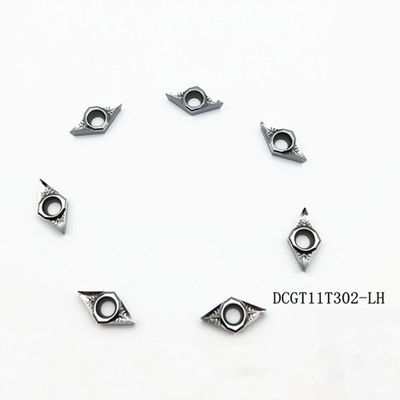 Goede prijs. Rode hardheid DCGT11T304 Wolframcarbide-inleggingen voor aluminium 92 HRA online